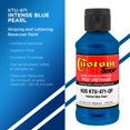 thumbnail image 2 of Custom Shop Intense Blue Pearl - True-U Pinstriping Urethane Basecoat Pearl Colors, 1/4 Pint, 2 of 5