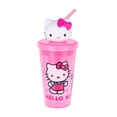 thumbnail image 1 of Vaso My shop Hello Kitty de Plástico con Tapa de Plástico para Bebidas Frías de 440 ml., 1 of 4
