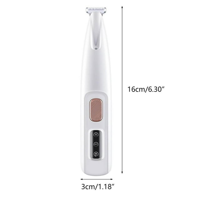 Pet Micro Precision Trimmer 18mm Widen Pet For Grooming With LED Light LED Display Low Noise Full Body Rechargeable Clipper 10ml