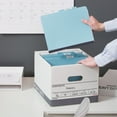 thumbnail image 6 of Staples Triple Wall Heavy Duty File Box Lift Off Lid Letter/Legal White/Gray 12/Carton (TR59220), 6 of 8