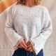thumbnail image 5 of Ailaofu Long Sleeve Loose Top Women Round Neck Pullover Solid Color Knit Sweater, 5 of 6