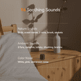 thumbnail image 4 of Dreamegg White Noise Sound Machine for Sleep, Baby Adults Travel Essential, Black, 4 of 8