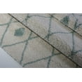 thumbnail image 4 of Ladole Rugs Trellis-Dots Pattern Soft Durable Innovatie Area Rug Carpet in Ivory-Water Green 5x8 (5'3" x 7'6", 160cm x 230cm), 4 of 4