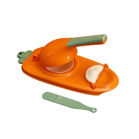

Alloet 2-in-1 Dumpling Skin Maker Manual Dumpling Wrapper Mold for Home Kitchen (Red)