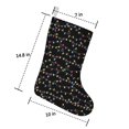 thumbnail image 5 of 3 Pcs Christmas Stockings,Multicolor Christmas Light Pattern Stockings Christmas,14.8'' Xmas Stockings,Christmas Party Favors,Christmas Party Decorations,Christmas Stockings Personalized, 5 of 5