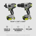 thumbnail image 3 of Master Mechanic 20V Compact Cordless Drill and Impact Driver Combo Tool Kit, 3 of 5