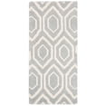 thumbnail image 4 of SAFAVIEH Chatham Graham Geometric Wool Area Rug, Grey/Ivory, 8'9" x 12', 4 of 10