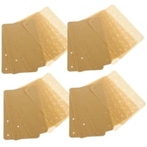 100 Sheets Disposable Baking Mat Air Fryer Accessories Trays Liner Oven Light Brown