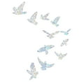 thumbnail image 1 of 11Pcs Birds Rainbow Suncatcher Window Clings Anti Collision Window Stickers Decals for Birds, 1 of 6