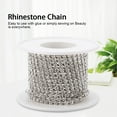 thumbnail image 3 of DIY Crystal Rhinestone Chain, SS12 Crystal Rhinestone Velo De Novia Disfraces Pastel Decoración álbum De Recortes Decoración Boda Fiesta Prendas Para Coser ANGGREK JBGY04, 3 of 8