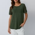 thumbnail image 3 of SUNBS Blouses for Women Short Sleeve Lace Tops Dressy Casual Tees, Sizes S-2XL, 3 of 9