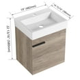 thumbnail image 2 of 19-inch Depth Vanity - Soft-close Design - Bathroom Refresh - Minimalist Style, 2 of 7