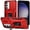 Red, variant on Fashion Case with Holder Stander Kickstand Drop Resistant Shockproof Case For Samsung Galaxy S23 Plus (S23 ) (6.6inch)