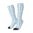 thumbnail image 2 of Fotbe Funny Chicken print Women's Men's Novelty Crew Socks Cotton Socks Knee High Socks for Walking,Running,Nurses,Pregnancy, 2 of 9