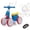 blue&red, variant on 6V Electric Baby Balance Bike with Bubble Machine,4 in 1 Toddler Balance Bike w/Remote for 1 Year Old Boys Girls Kids Ride on Toys w/Powered Motor,LED Lights (Purple)