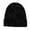 Black, variant on Cozy Solid Color Thick Warm Knitted Hat For Fall And Winter Mens Hat