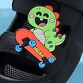 thumbnail image 6 of Dakaela 4-12Y Kid's Boys Girls Cute Clogs Open Toe Cartoon Garden Shoes Lightweight Waterproof Slip on Sandals Summer Water Slippers Black, 6 of 8