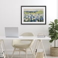thumbnail image 3 of Stupell Industries Traditional Blue & White Daisies Black Framed Print Under Glass, 23 x 17, by Petals Prints Design, 3 of 8