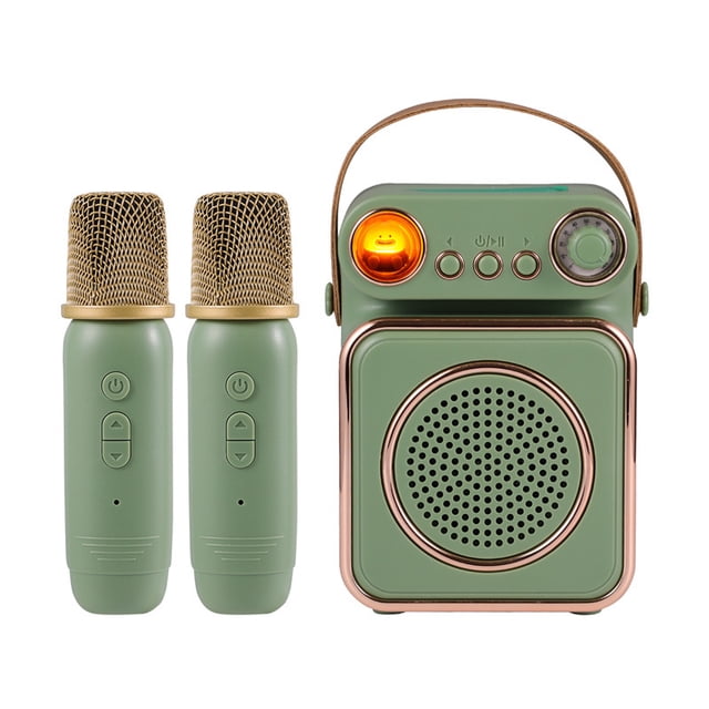 Altavoz Bluetooth inteligente Micrófono inalámbrico Audio K-song Micrófono integrado para niños Hogar Portátil Exterior