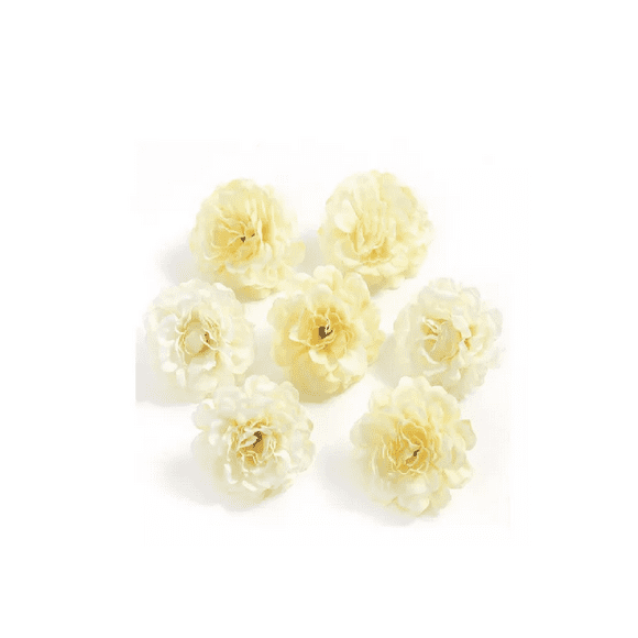 50 Cabezas Flores Rosa Artificial Decoración Boda Fiesta 5cm