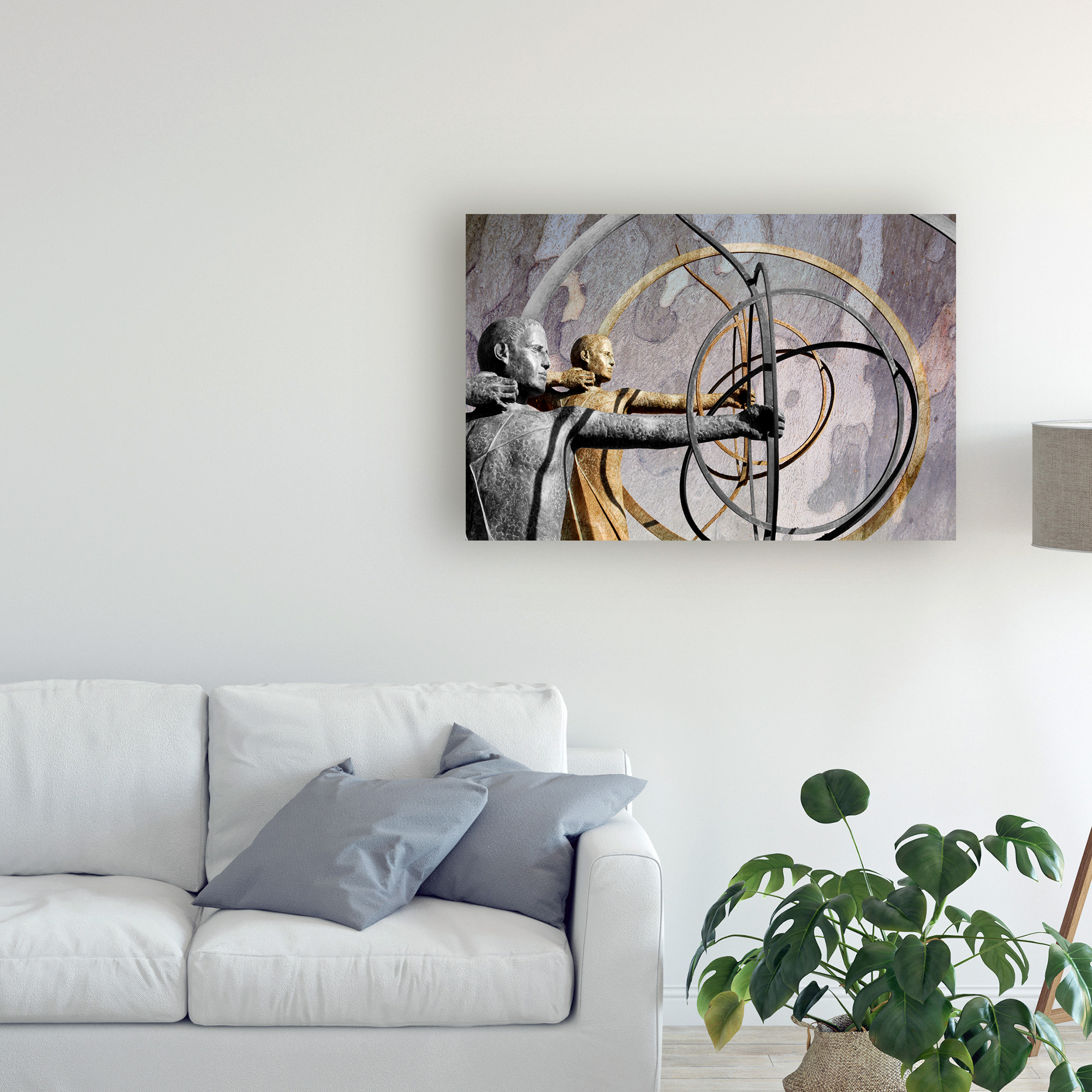 Trademark Fine Art 'Silver And Gold Scottsdale Arizona Color' Canvas Art by Monte Nagler