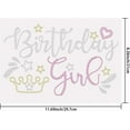 thumbnail image 2 of Birthday Girl Iron on Rhinestones Transfer Stars Bling Decals Letter T-Shirt Heat Transfer Hot Fix Stickers Festival Decor for Women Clothing DIY Art Craft Colorful DIY, 2 of 7