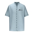 thumbnail image 4 of New Men's Retro Casual Loose Fitting Short Sleeved Printed ShirtXL, 4 of 4