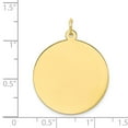 thumbnail image 2 of 10K Plain .018 Gauge Circular Engravable Disc Charm, 2 of 2