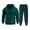 Green, variant on Honti Men's Tracksuit Set 2 Piece Set Full Zip Casual Jogging Suits with Jogger Jackets And Pants Warm up Outfits Green Large