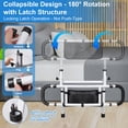 thumbnail image 4 of Burfoko Adjustable Bed Rail for Fall Prevention, White, 1 Count, 4 of 16