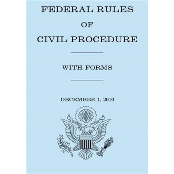 Federal Rule of Civil Procedure With Forms (Paperback)