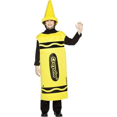 Crayola Yellow Tween Halloween Costume, Size: Tween Girls' - One Size