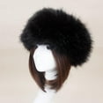 thumbnail image 4 of ruhuadgb Women Autumn Winter Faux Fur Thickened Hat Outdoor Cold-proof Warm Plush Beanie, 4 of 8