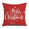 thumbnail image 1 of Advancent Funda de almohada navideña con estampado de Navidad, funda de cojín para sofá, funda de almohada decorativa para el hogar, sofá, Navidad, Kits de decoración para fiestas No.19 Advancent HA007803-19, 1 of 6