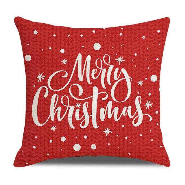 Advancent Funda de almohada navideña con estampado de Navidad, funda de cojín para sofá, funda de almohada decorativa para el hogar, sofá, Navidad, Kits de decoración para fiestas No.19 Advancent HA007803-19