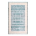 thumbnail image 2 of Jill Zarin Uptown Collection Area Rug - Yorkville (5' 1" x 8' Rectangle Turquoise/Ivory), 2 of 6