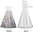 thumbnail image 4 of Wildflowers Painting Kitchen Towels, 2PCS Super Soft Absorbent Hanging Hang Towels or Dishcloths, Bathroom Hand Towels 12x17Inches Wash cloth, 4 of 7