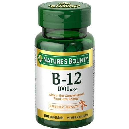Nature's Bounty vitamine B-12 supplément de vitamine, 1000mcg, 100 count