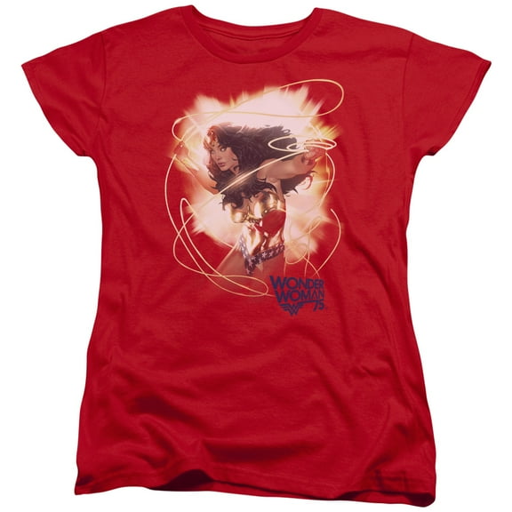 Wonder Woman - 75Th Burst - Women's Short Sleeve Shirt - X-Large