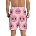 thumbnail image 4 of Lsque Pig Nose Mens Sleep Pajama Shorts,Short Pajama Pants, Cotton Ultra-Soft Knit-Large, 4 of 9