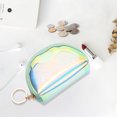 thumbnail image 4 of Coofit Coin Purse Short Holographic Zipper Closure Coin Pouch Coin Wallet Makeup Pouch, 4 of 6