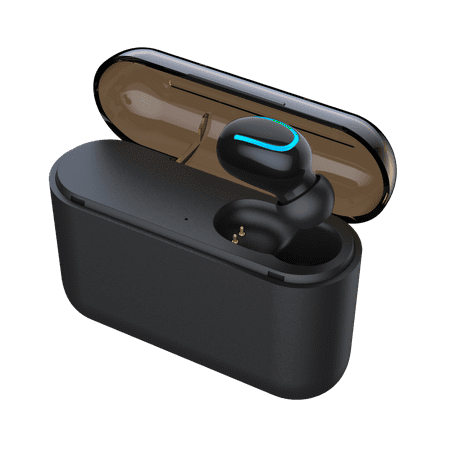 VicTsing True Wireless Bluetooth 5.0 Earbuds Waterproof Headset Headphone with 1500mAh Charging Case Sound Quality Auto-pairing Hand-free Single Earbud