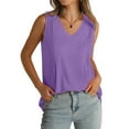 thumbnail image 5 of Fheaev Summer Tank Tops For Women 2024 Going Out Tops Fashion Women'S Spring/Summer Casual V-Neck Sleeveless Tank Top, 5 of 7