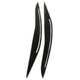 thumbnail image 4 of Headlight Eyelids Trim, Rust Proof Headlight Eyebrow Cover Black 2 PCS  For Car, 4 of 8