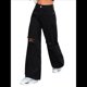 thumbnail image 2 of Pantalones Vaqueros Rotos de Cintura Alta para Mujer, Desgastados, Holgados, Rectos y de Pierna Negro S, 2 of 7