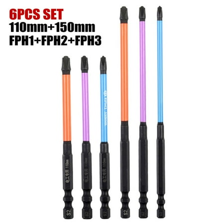 

110mm+150mm Special Slotted Cross Screwdriver Bit for Electrician FPH1 FPH2 FPH3