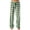 AH11-Green, variant on Inglocry Women Pajama Pants Comfy Pj Bottom with Pockets Stretch Plaid Sleepwear Yellow XL