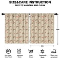 thumbnail image 2 of Blackout Kids Curtains,Hedgehog Pattern Childrens Insulated Curtains Set Of 2,Bedroom Essentials,Toddler Room Decor 52"x63"(132x160cm), 2 of 4