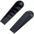 thumbnail image 5 of 6 Pack Door Stoppers Door Wedges Door Stop Wedges (Black), 5 of 5