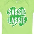 thumbnail image 4 of Inktastic St. Patrick's Day Shamrock Logo Weathered Sassie Lassie Boys or Girls Baby Bodysuit, 4 of 5
